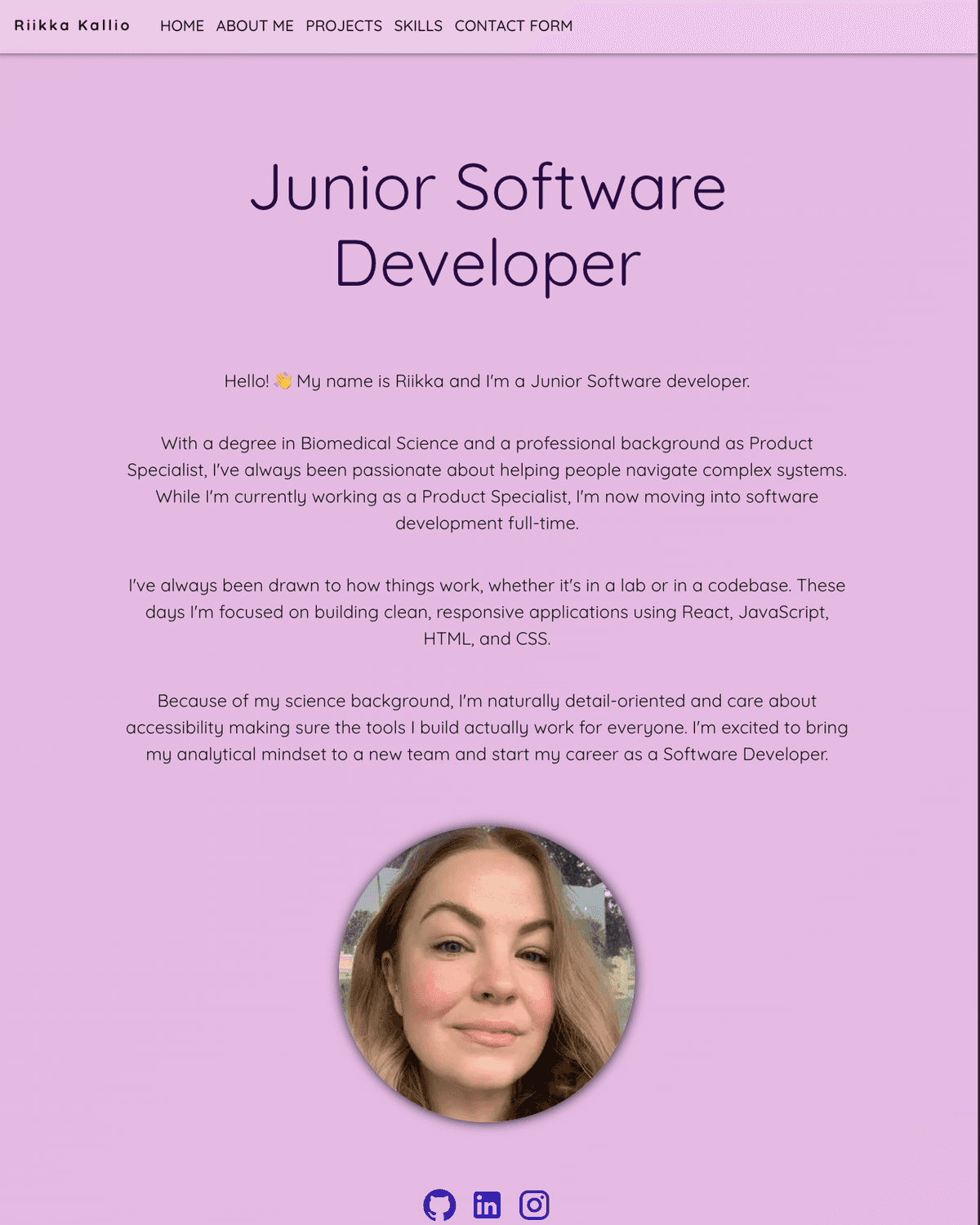 portfolio website image